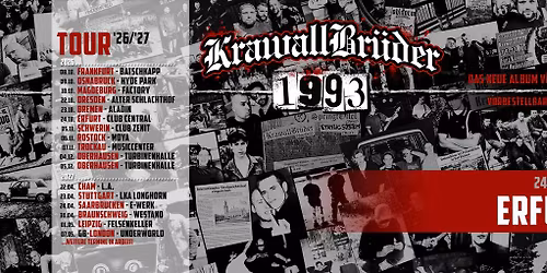 KrawallBr\u00fcder \/\/ "1993" Tour \/\/ Erfurt Club Central