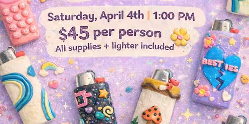 Polymer Clay Lighter Case Workshop