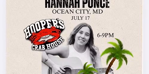 Hannah Ponce at Hoopers Crab House OCEAN CITY MD