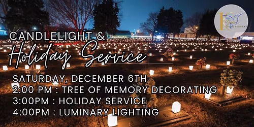 20th Anniversary Candlelight & Holiday Service