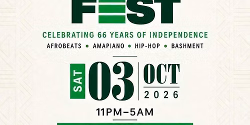 ONE NIGERIA FEST (OFFICIAL NIGERIAN INDEPENDENCE PARTY)