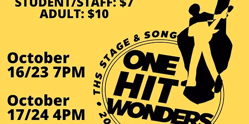 One Hit Wonders oOpening Saturday 