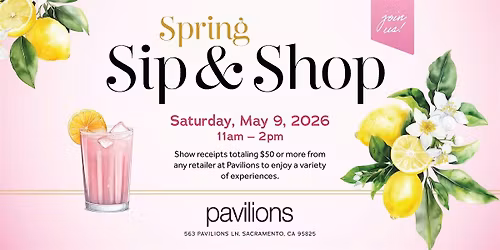 Spring Sip & Shop