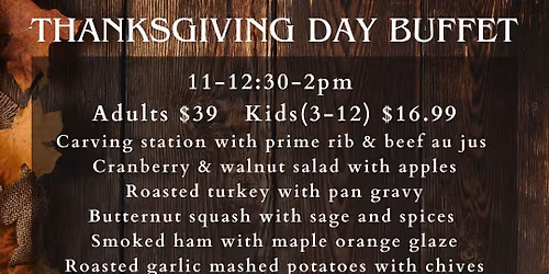 Thanksgiving Day Buffet