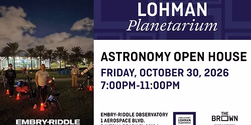Astronomy Open House at ERAU