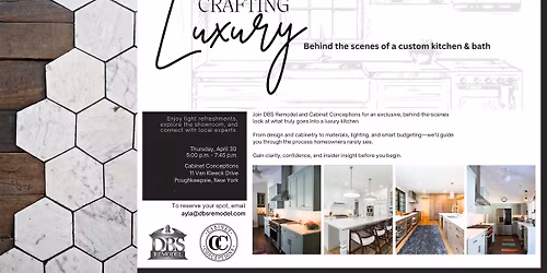 Crafting Luxury: A Kitchen and Bath Seminar