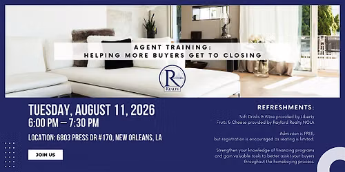 Agent Training: Helping More Buyers Get to Closing