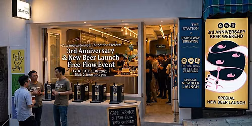 Causeway Brewing's 3rd Anniversary & New Beer Launch Free-Flow Event