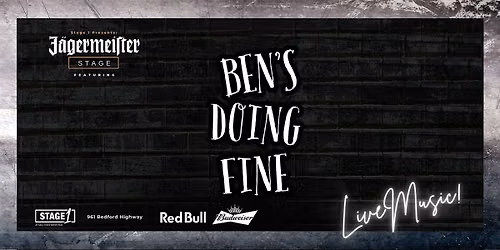 Ben\u2019s Doing Fine Live at Stage1