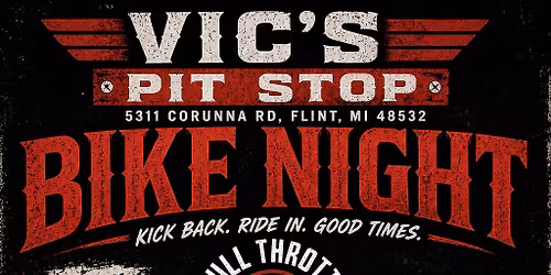 Bike Night @ Vics Pit Stop - Hosted by Skull Throttle