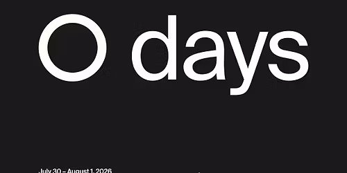 O DAYS 2026 - 3 DAYS TICKET