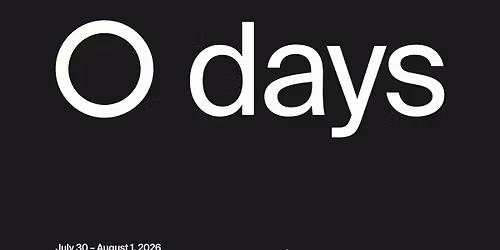 O DAYS 2026 - 3 DAYS TICKET