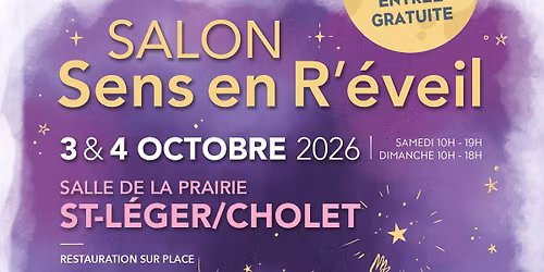Salon Sens en R'Eveil - Salle de la prairie - ST LEGER SOUS CHOLET