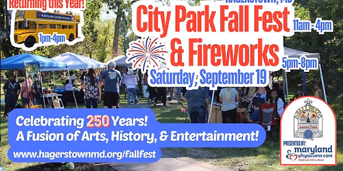 City Park Fall Fest & Fireworks presented by Maryland Physicians Care
