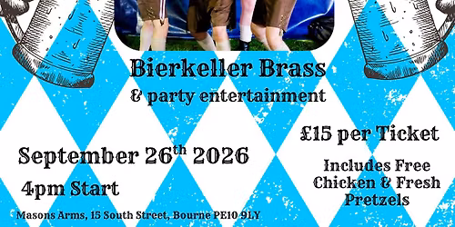 Masons Arms special - Oktoberfest!