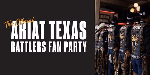 The Official Ariat Texas Rattlers Fan Party