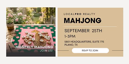 MAHJONG AT LOCALPRO REALTY