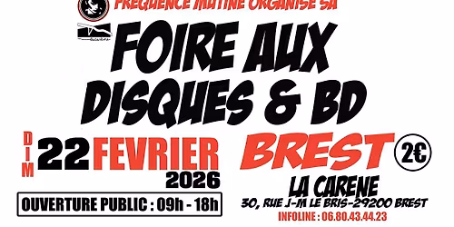 Foire aux Disques et BD de Brest