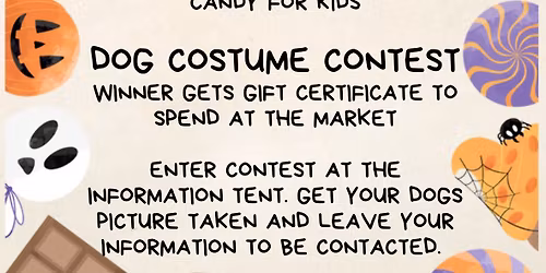 Lafreniere Park Farmers Arts Market Halloween Market and Dog Costume Contest