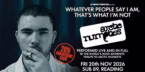 Arctic Numpties - Debut Album 20th Anniversary Show