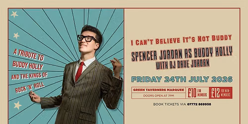 Spencer Jordan as Buddy Holly