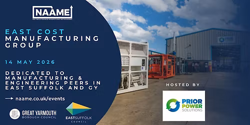 East Coast Manufacturing Group hosted by Prior Power