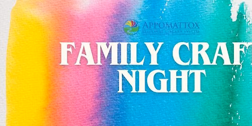 Family Craft Night- Prince George Library