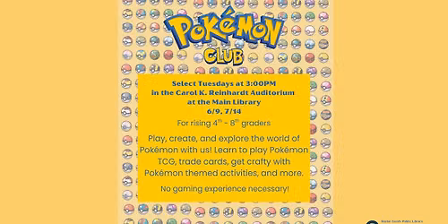Pok\u00e9mon Club for Tweens