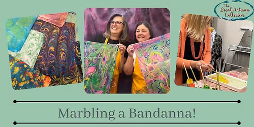 Marbling a Bandanna or Pillowcase