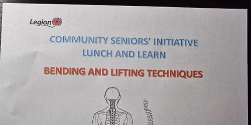 Senior's Lunch and Learn