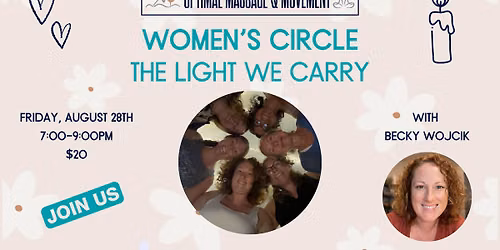 Women's Circle With Becky: The Light We Carry