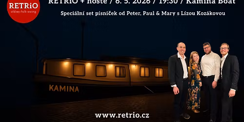 RETRiO + host\u00e9 na lodi Kamina boat