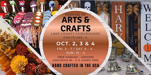 Festival of Arts and Crafts - Oct 2, 3 & 4, 2026