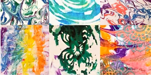 Kids Art Class: Marbling Magic