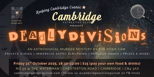 Deadly Divisions: An Astrological Murder Mystery by the River Cam