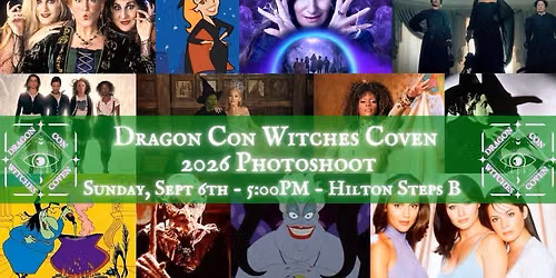 Dragon Con Witches Coven 2026 Photoshoot