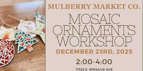 Mosaic Ornaments Workshop