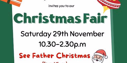 Christmas Fair @ Whalley Methodist Church