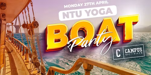 NTU Yoga Boat Party 2026