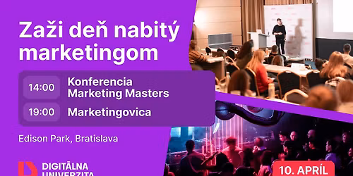 Marketingovica a konferencia Marketing Masters