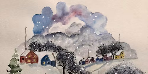 Watercolour club at the pub