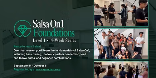 Salsa On1 Foundations - 4wk Beginner Series
