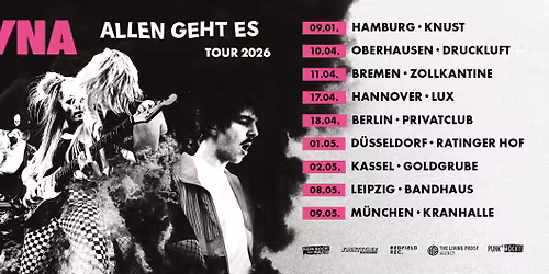 Tyna \/\/ "Allen geht es" Tour 2026 \/\/ D\u00fcsseldorf