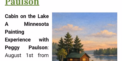 Cabin on a lake - MN Painting Experience