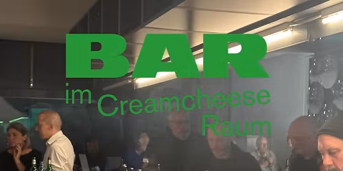 Meet and Greet, Artist-Meet. In der Bar im Creamcheese-Raum.