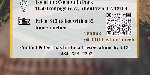 Iron Pigs Game \u26be Faith Night \u271d\ufe0f
