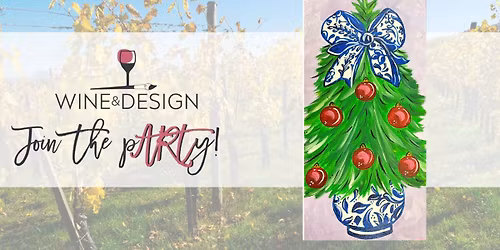 Paint & Sip: Chinoiserie Christmas Tree