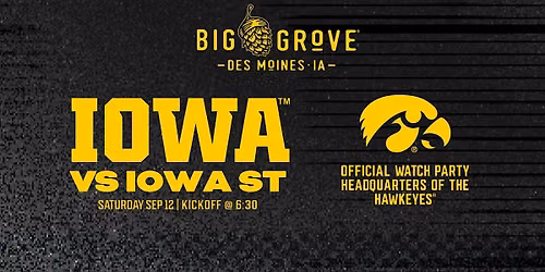 Street Party Tailgate: Iowa v Iowa State | Big Grove Des Moines
