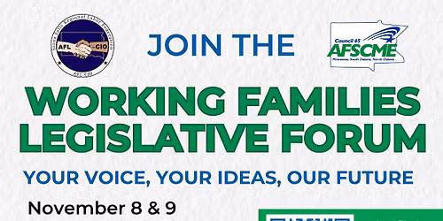 Working Families Legislative Forum