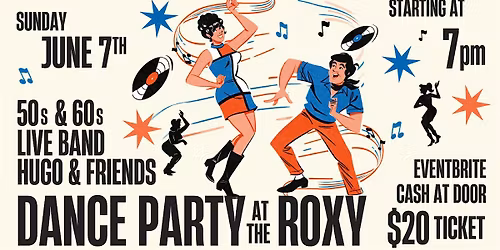 50s Dance Party at ROXY Lockport with Hugo Colin & Friends